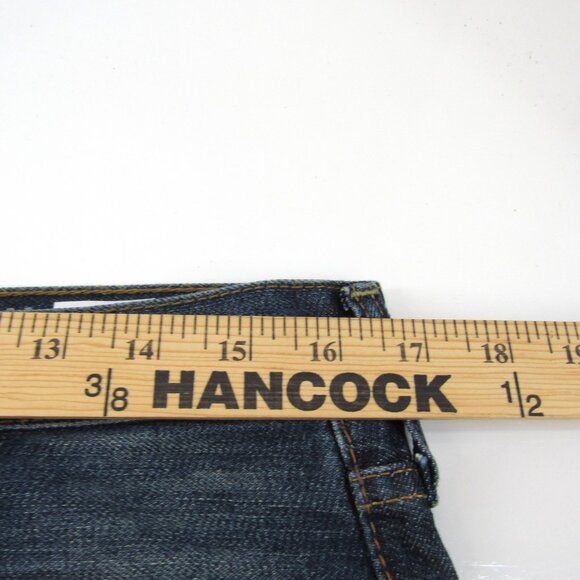 Bullhead Rincon Slim Straight Mid Rise Dark Wash Men's Blue Jeans Size 33X30.5 - Picture 6 of 11